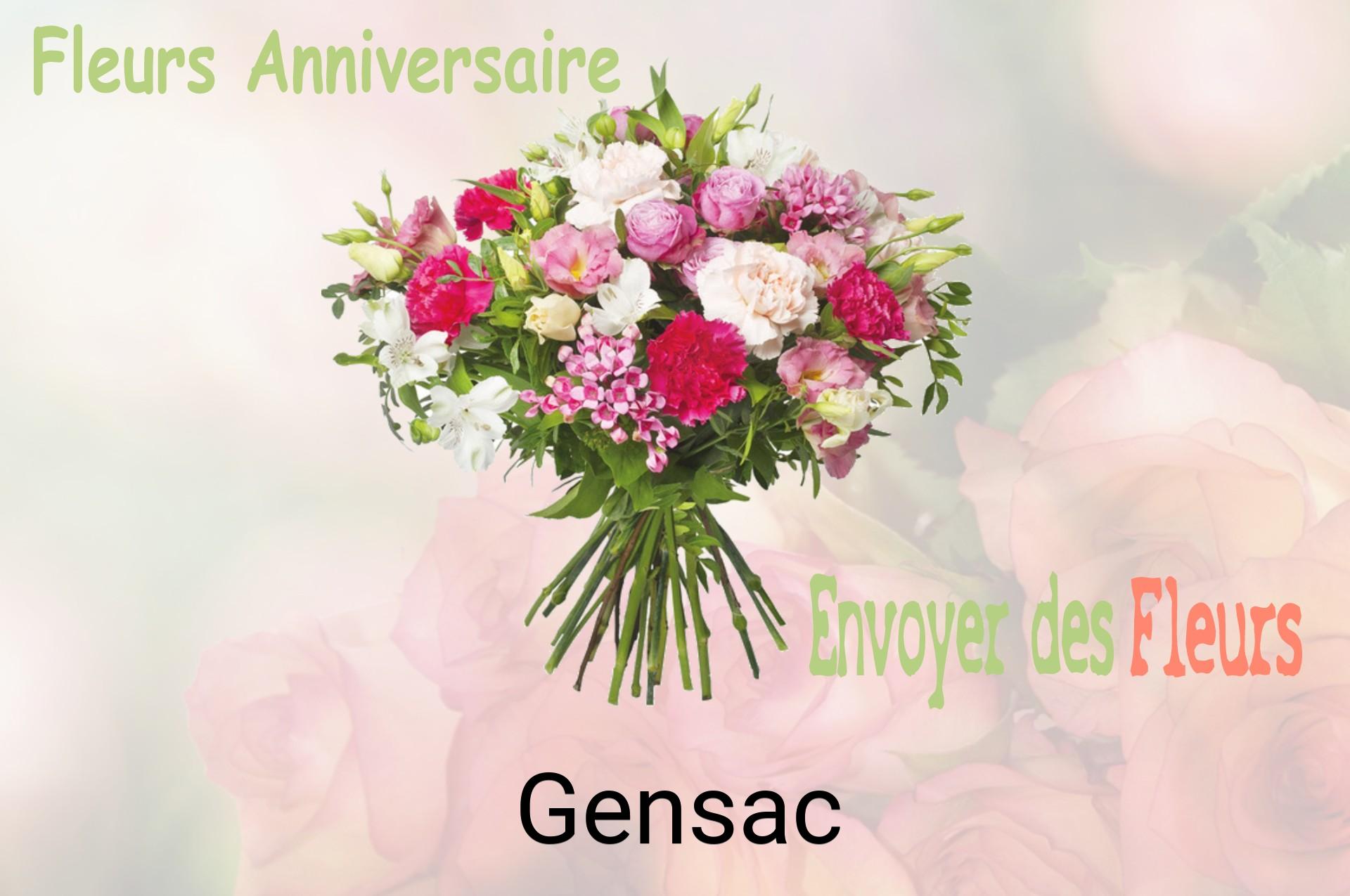 Bouquet de fleurs d’anniversaire livré à Gensac